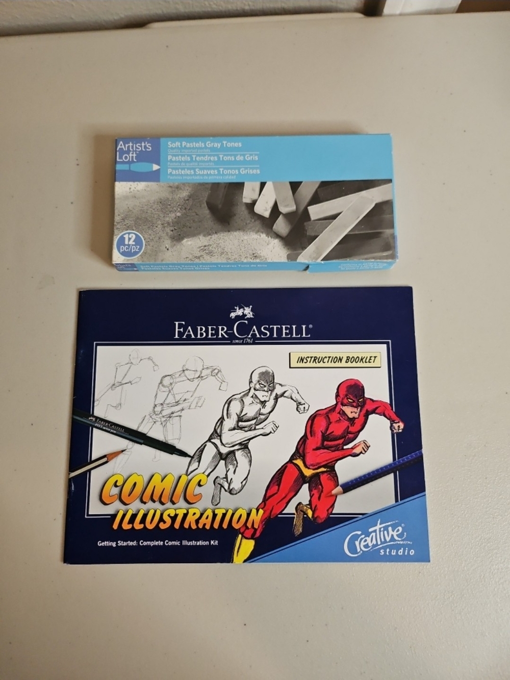 Faber-Castell Comic Illistration Instruction Booklet with Artist Loft Soft Tones